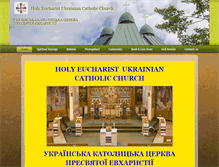 Tablet Screenshot of hagiaeucharistia.com
